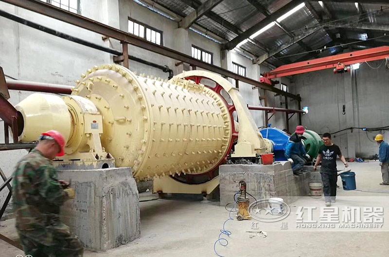 棒磨式制砂機(jī)安裝現(xiàn)場