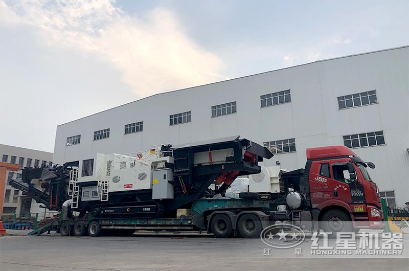 日產(chǎn)300方聯(lián)合式移動(dòng)破碎站，你敢想它敢干