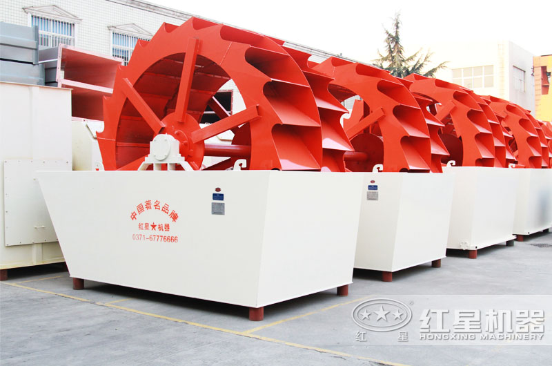 輪斗式洗砂機(jī)，洗凈度高達(dá)99%