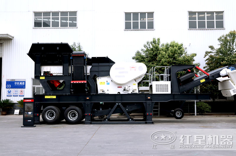 工地建筑垃圾破碎機(jī)時(shí)產(chǎn)200噸現(xiàn)場，輕松實(shí)現(xiàn)變廢為寶