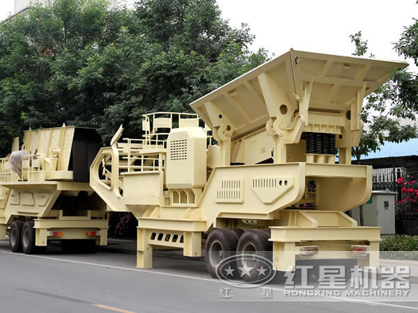 建筑垃圾移動破碎站