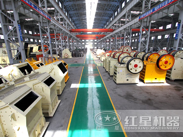 石頭碎石機(jī)生產(chǎn)車間