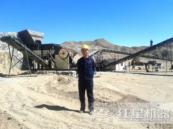 CJ系列歐版顎式破碎機(jī)現(xiàn)場圖