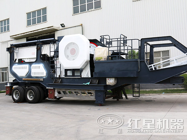 建筑垃圾移動打砂機(jī)實(shí)拍圖